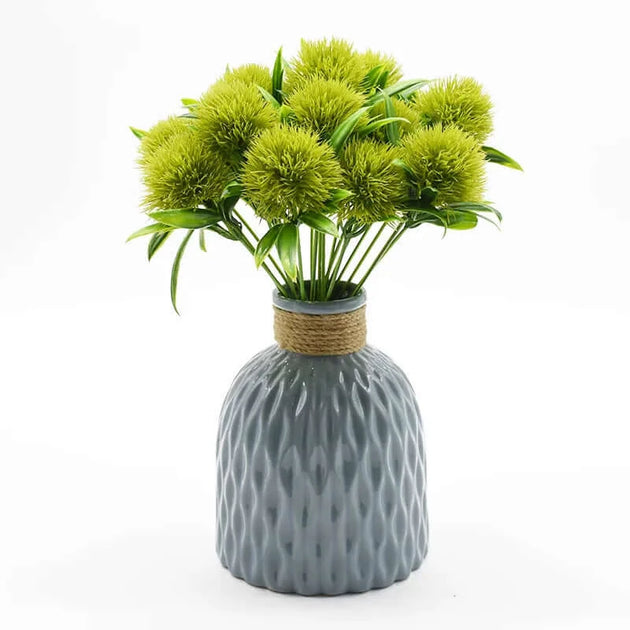 Chic Decor Delight Plastic Dandelion Vase Set for Stylish Home Enhancement econXpress
