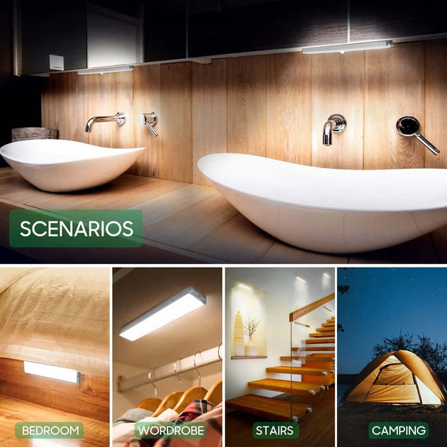 Illuminate Any Space with Ease: Wireless LED Motion Sensor Night Light econXpress
