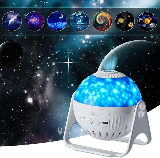 Celestial Dreams Planetarium: 360° Adjustable Galaxy Night Light Projector econXpress