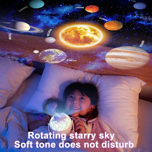Celestial Dreams Planetarium: 360° Adjustable Galaxy Night Light Projector econXpress